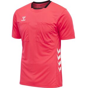 Hummel Hmlreferee Chevron Jersey S/S - diva pink