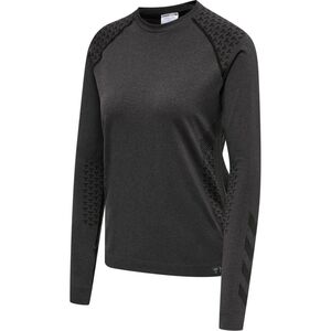 Hummel Hmlci Seamless T-Shirt L/S - black melange