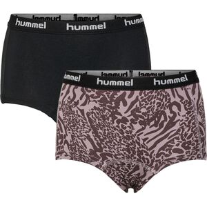 Hummel Hmlcarolina Hipsters 2-Pack - woodrose