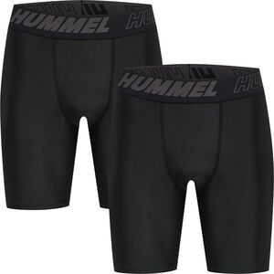 Hummel Hmlte Topaz 2-Pack Tight Shorts - black/black