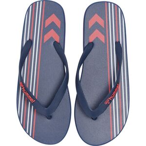 Hummel Multi Stripe Flip Flop - black iris/flame scarlet