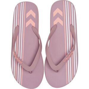 Hummel Multi Stripe Flip Flop - woodrose