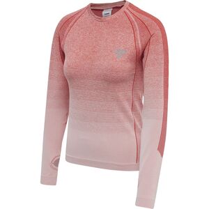 Hummel Hmlgg12 Training Seamless L/S Woman - aura orange melange