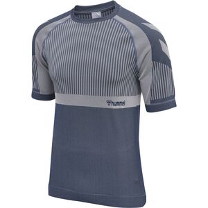 Hummel Hmlmt Unit Seamless T-Shirt - insignia blue/chateau gray