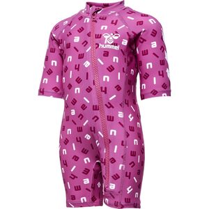 Hummel Hmlbeach Swim Suit - red violet/bright white