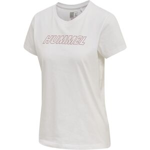 Hummel Hmlte Cali Cotton T-Shirt - white/withered rose