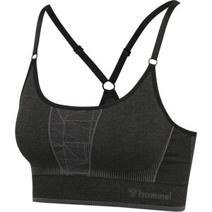 Hummel Hmlmt Energy Seamless Sports Top - black/asphalt melange