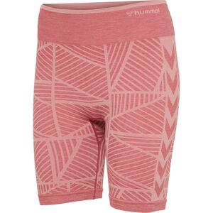 Hummel Hmlmt Energy Seamless Mw Shorts - withered rose/rose tan melange