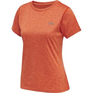 newline Women Statement T-Shirt S/S - spicy orange melange