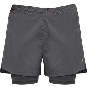 newline Women 2-In-1 Running Shorts - forged iron