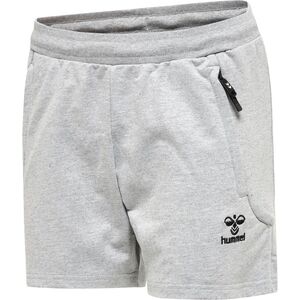 Hummel Hmlmove Grid Cot. Shorts Woman - grey melange