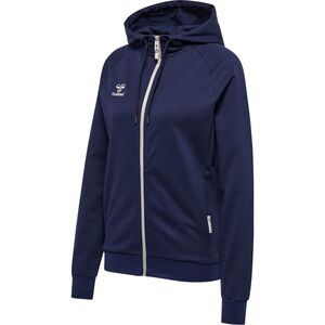 Hummel Hmlmove Grid Cot. Zip Hoodie Woman - marine
