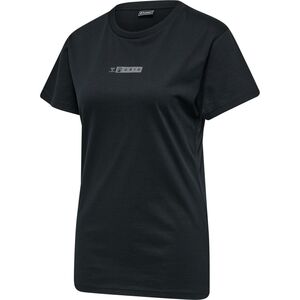 Hummel Hmloffgrid Tee S/S Wo - jet black/forged iron