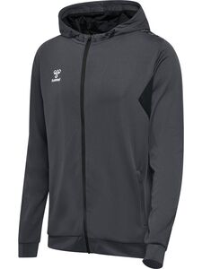 Hummel Hmlauthentic Pl Zip Hoodie - asphalt