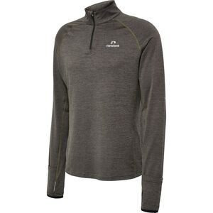 newline Nwlpace Half Zip - beluga melange