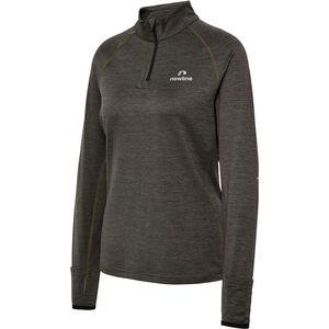 newline Nwlpace Half Zip Woman - beluga melange