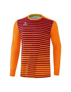 Erima Pro Jersey Longsleeve - neon orange/bordeaux