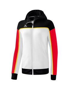 Erima Change Training Jacket With Hood - white/black/red