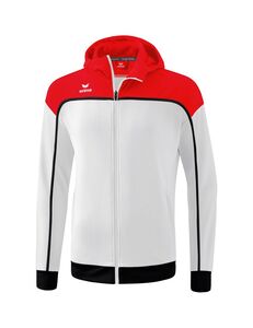 Erima Change Training Jacket With Hood - white/red/black