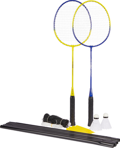 Pro Touch Badminton-Set Speed 100 - 2 Ply Net Set - yellowdark/bluedark