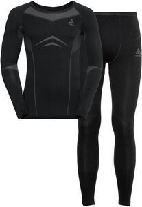Odlo Set Long Fundamentals Performa - black - odlo graphite grey