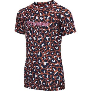 Hummel hmlAZUL SWIM T-SHIRT S/S - hot sauce