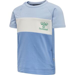 Hummel hmlASLAN T-SHIRT S/S - silver lake blue