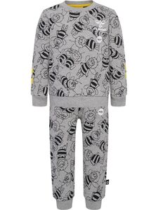 Hummel hmlMAYA AOP CREWSUIT - grey melange