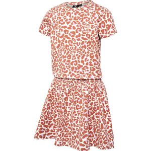 Hummel hmlJUMPY AOP DRESS S/S - copper brown