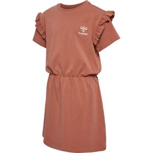 Hummel hmlJUMPY DRESS S/S - copper brown