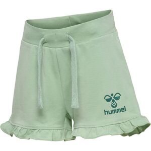 Hummel hmlTALYA RUFFLE SHORTS - silt green