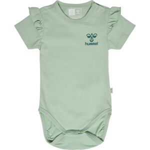 Hummel hmlTALYA RUFFLE BODY S/S - silt green