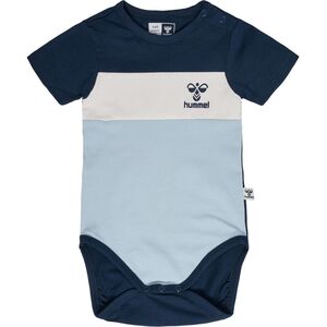 Hummel hmlAZUR BLOCK BODY S/S - dress blues