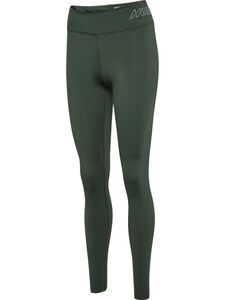 Hummel hmlTE FUNDAMENTAL MID WAIST TIGHTS - climbing ivy