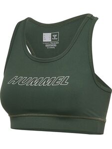 Hummel hmlTE FUNDAMENTAL SPORTS BRA - climbing ivy