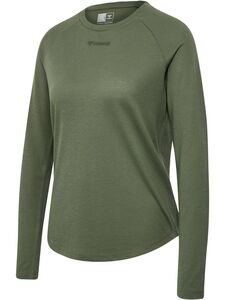 Hummel hmlMT VANJA T-SHIRT L/S - deep lichen green