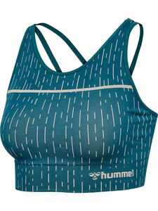 Hummel hmlMT DROPS SEAMLESS SPORTS BRA - stargazer/silver lining