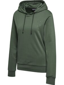 Hummel hmlACTIVE CO HOODIE WOMAN - climbing ivy