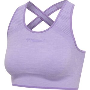 Hummel hmlMT UNA SEAMLESS SPORTS TOP - lavender melange
