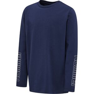 Hummel hmlCLOUD T-SHIRT L/S - black iris