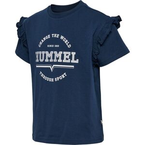 Hummel hmlVIOLET T-SHIRT S/S - dress blues