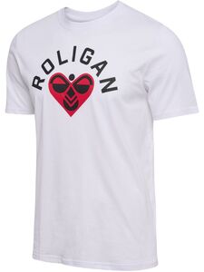 Hummel hmlROLIGAN COTTON T-SHIRT - white