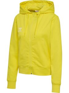 Hummel hmlGO 2.0 ZIP HOODIE WOMAN - blazing yellow
