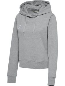 Hummel hmlGO 2.0 HOODIE WOMAN - grey melange