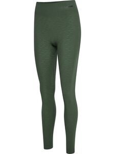 Hummel hmlMT FOCUS SEAMLESS HW TIGHTS - climbing ivy