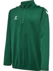 Hummel hmlCORE XK HALF ZIP POLY SWEAT KIDS - evergreen