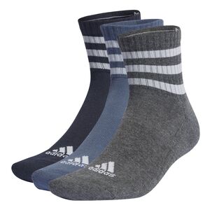 adidas 3-Streifen Cushioned Sportswear Mid-Cut Socken, 3 Paar