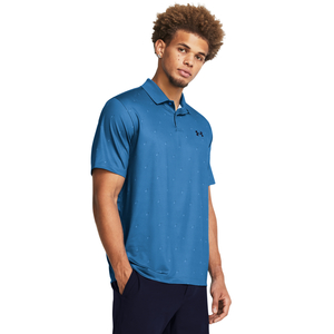 Under Armour Ua Perf 3.0 Printed Polo - photon blue