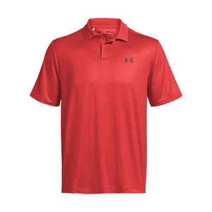 Under Armour Ua Perf 3.0 Printed Polo - red solstice