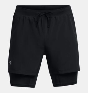 Under Armour Ua Launch 5 2-In-1 Short - black